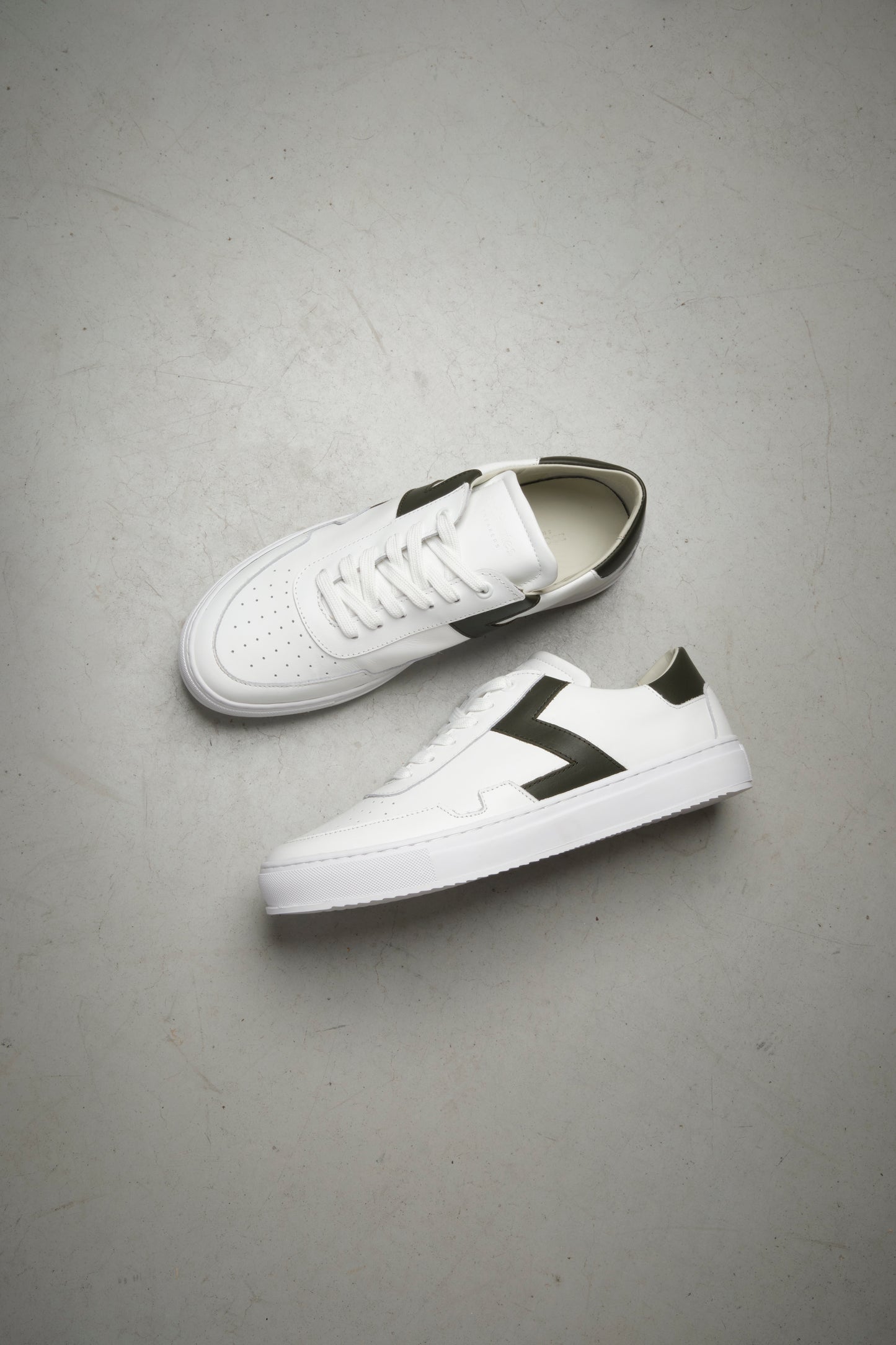 Sneaker man - HJ02M - donkergroen